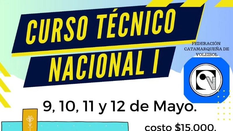 Por el curso de técnico, no habrá fecha del vóley