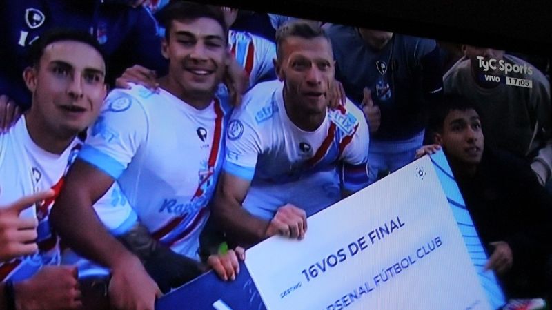 Arsenal avanzó a los 16vos. de la Copa Argentina