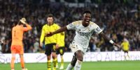 EL BRASILEÑO Vinicius, autor del segundo gol del Real Madrid.