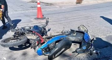 Chocaron dos motos en Valle Viejo