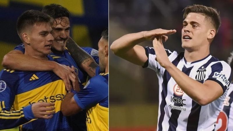 Boca-Vélez y Talleres-Platense, por la Liga Profesional