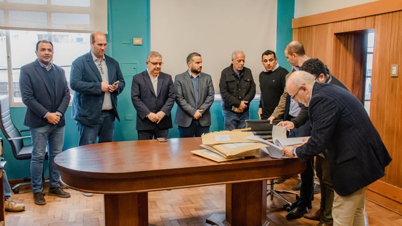 Se realizó la apertura de sobres para la construcción del nuevo puente en Las Juntas