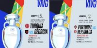 LOS DOS PARTIDOS DE HOY, Turquía-Georgia, a las 13 hs., y Portugal-República Checa, a las 16 hs.