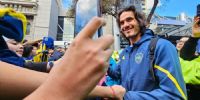 EL URUGUAYO Edison Cavani fue el más requerido por los hinchas mendocinos de Boca. 