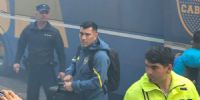 EL CHILENO Gary Medel fue otra de las figuras, en la llegada de Boca a Mendoza.