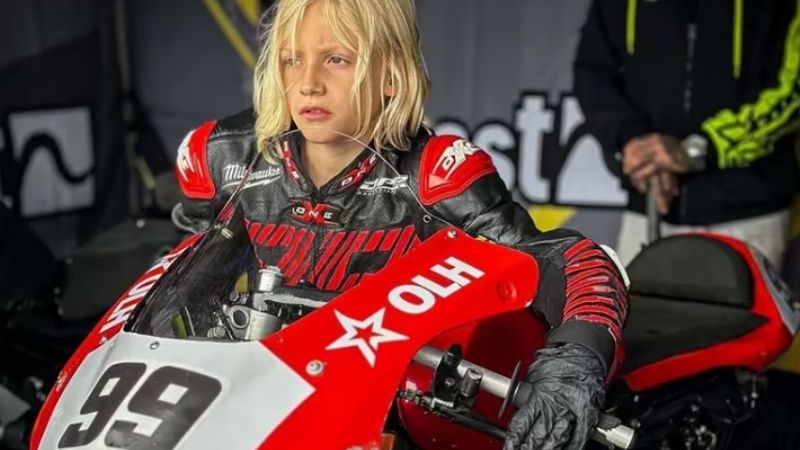 Luto en el motociclismo: murió Lorenzo Somaschini de 9 años