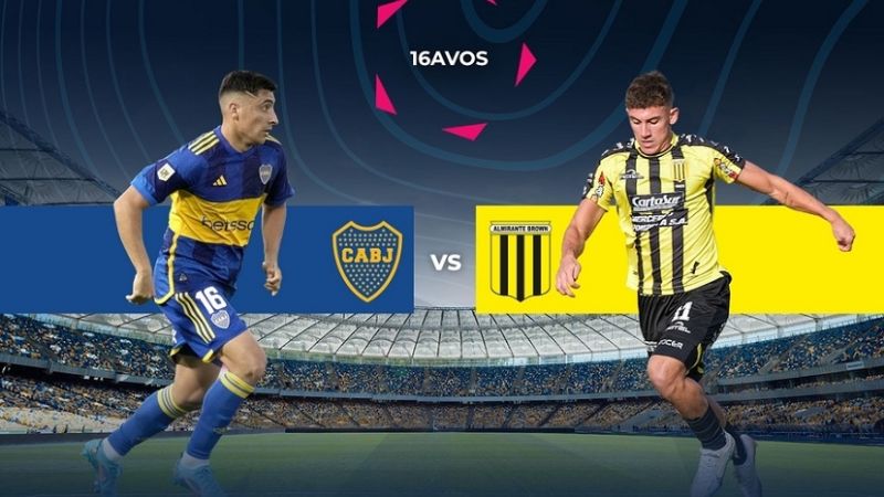 Boca con Almirante Brown, por Copa Argentina