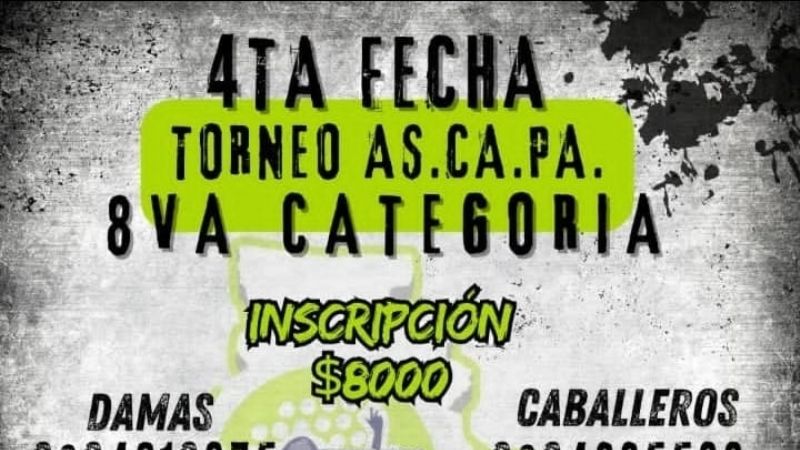 El Padel por la 4ta. fecha de la Asociación Catamarqueña