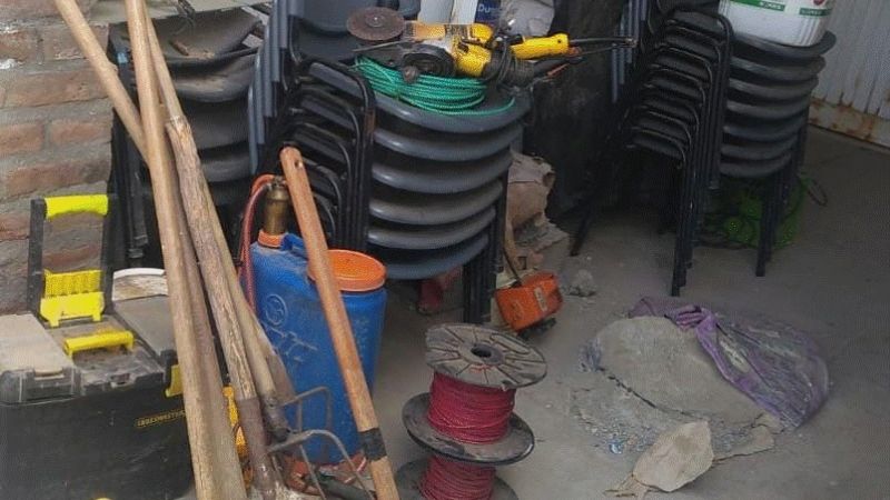 Tras allanamientos recuperan herramientas