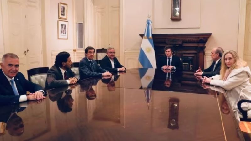 Jalil se reunió con Milei en la Rosada