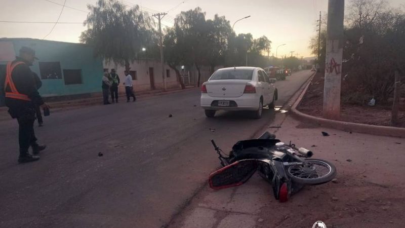 Violento choque en Tinogasta