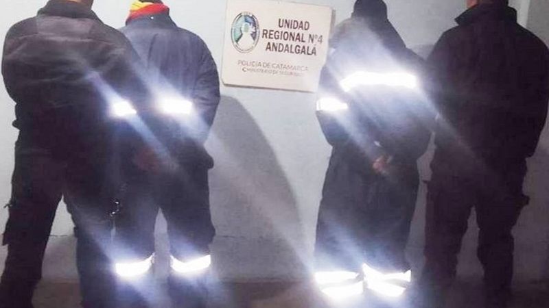 Querían robar 28 kilos de piedra rodocrosita