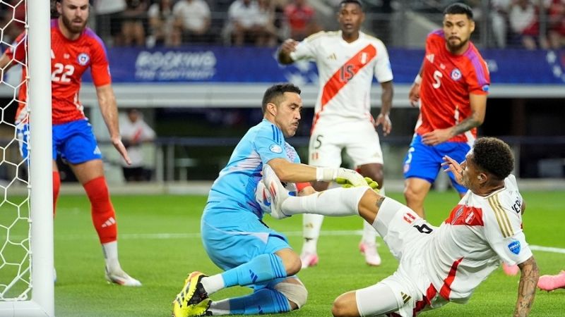 Perú y Chile 0 a 0, en el grupo que lidera Argentina