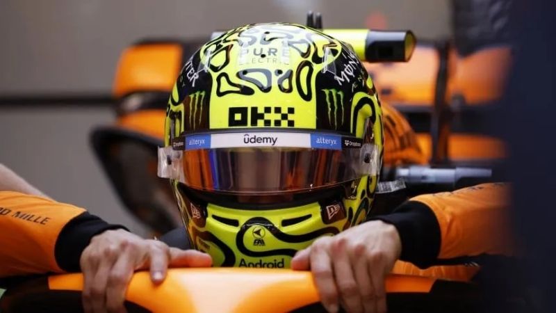 Norris hizo la pole por centésimas en el GP de España