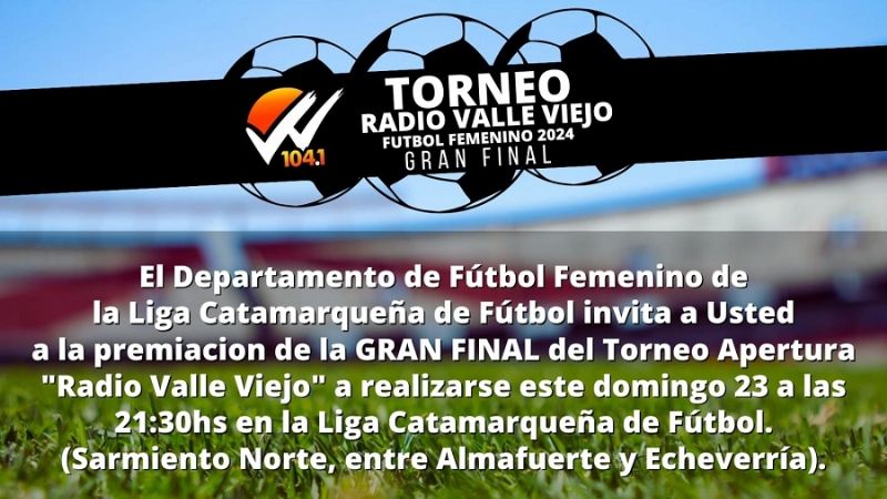 Tesho y Fiel en la Gran Final del Fútbol Femenino