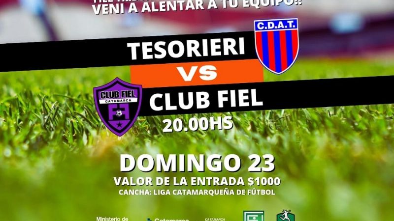 Tesho y Fiel en la Gran Final del Fútbol Femenino