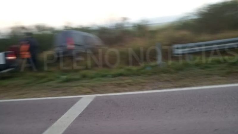 Perdió el control del auto en la Ruta Nacional 64