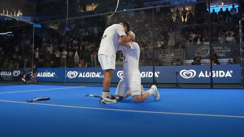 Tapia/Coello cayeron ante Galán/Chingotto