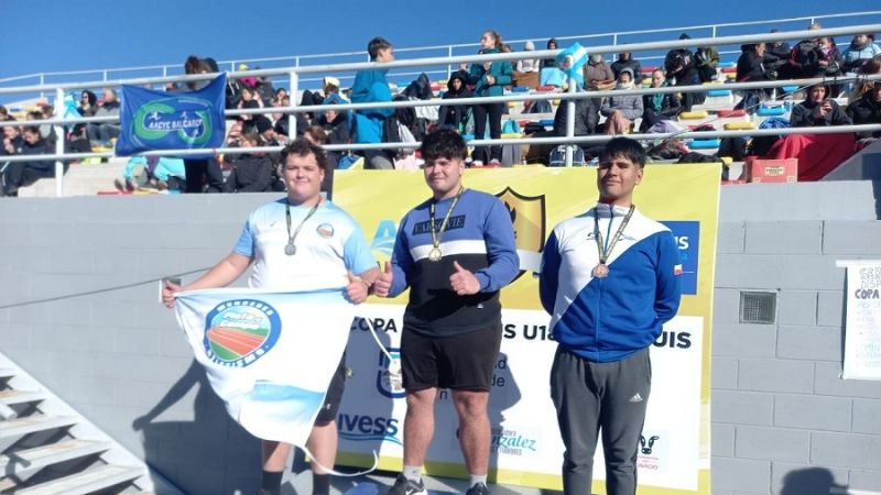 Podios en el Nacional U18 de Atletismo
