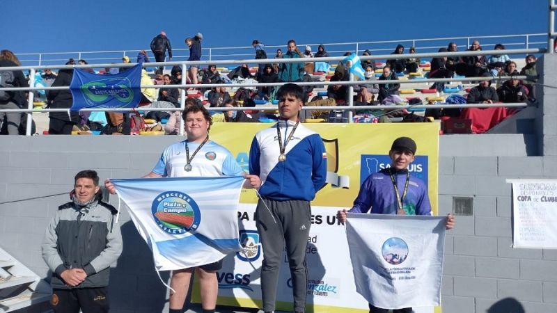Podios en el Nacional U18 de Atletismo