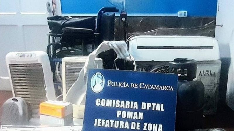 Recuperan elementos robados en un Hospital