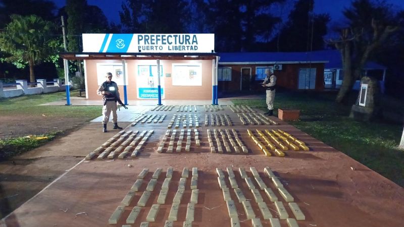 Secuestran más de 300 kilos de marihuana que iba a ser ingresada a la Argentina