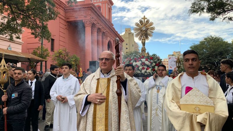 Multitudinaria celebración de Corpus Christi se vivió en Catamarca