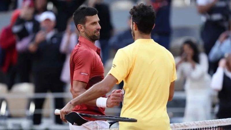 Francisco Cerúndolo le dio pelea a Nova Djokovic