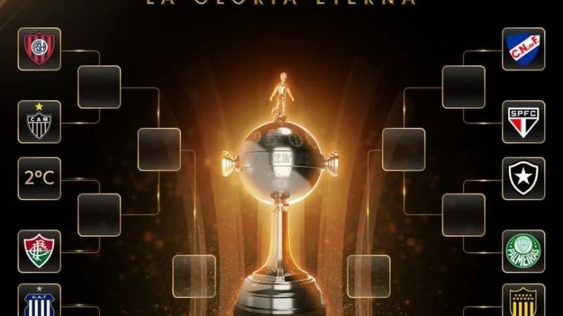 River con Talleres y San Lorenzo-Mineiro, en 8vos.