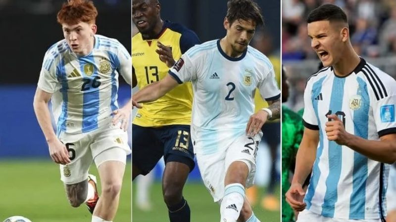 Seis jugadores para tres lugares en la Copa América