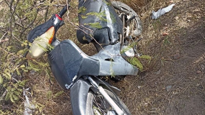 Secuestran moto abandonada