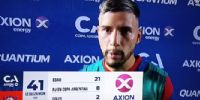 EL PARAGUAYO Iván Leguizamón fue la figura del partido y autor de los dos goles de San Lorenzo.