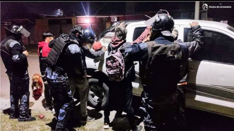 Redada policial en Valle Viejo