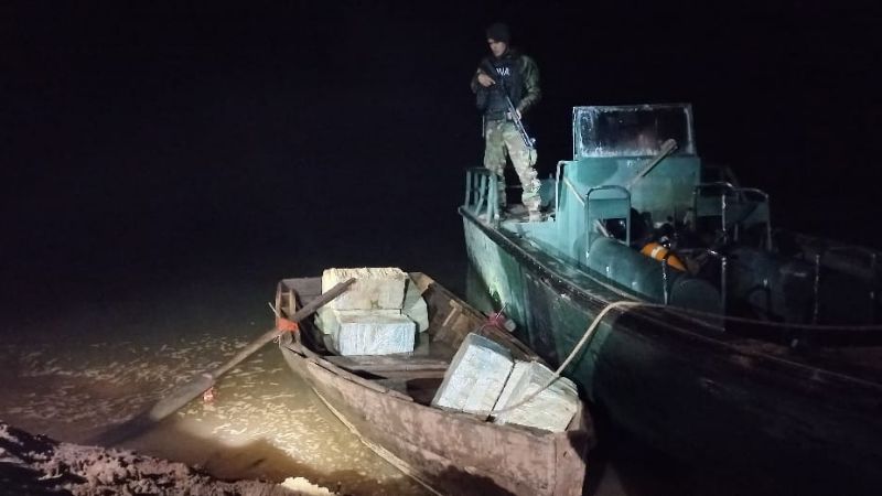 Enviaban más 600 kilos de marihuana en un bote