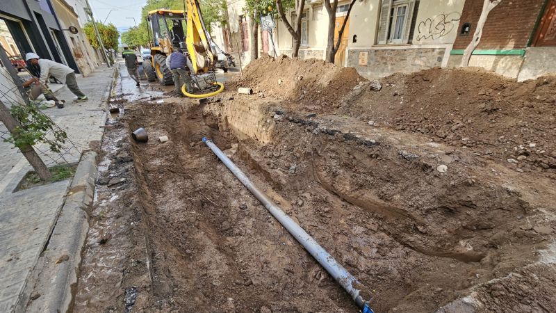 Finalizó la reparación de cañería en zona céntrica de Catamarca