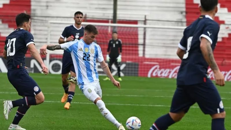 Golazo de Zenón y doblete de Beltrán en triunfo del Sub23