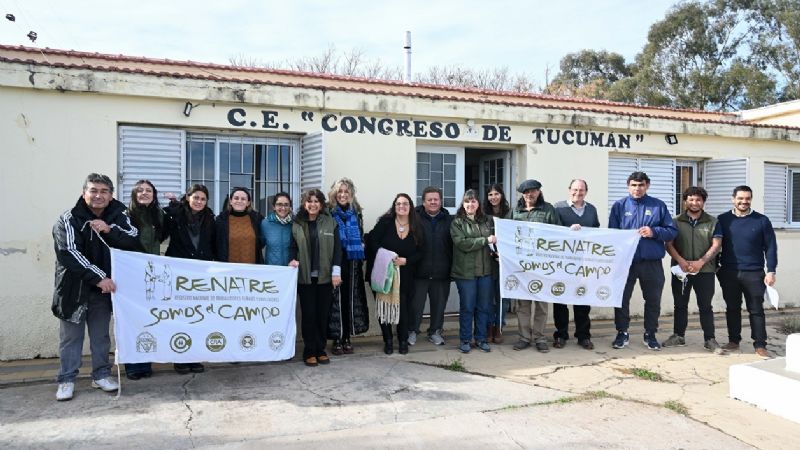 El RENATRE llegó con "Juntos a la Escuela" a Coronel Moldes, Córdoba