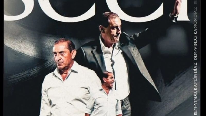 Ramón Díaz es el nuevo DT del Corinthians