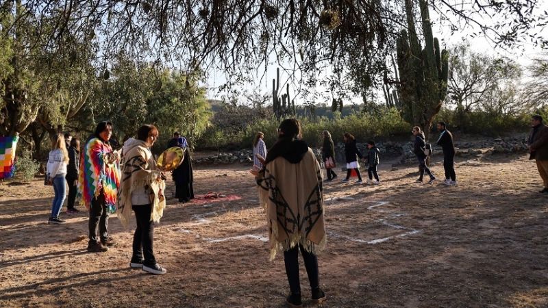 Peña, Patio Criollo y rituales ancestrales