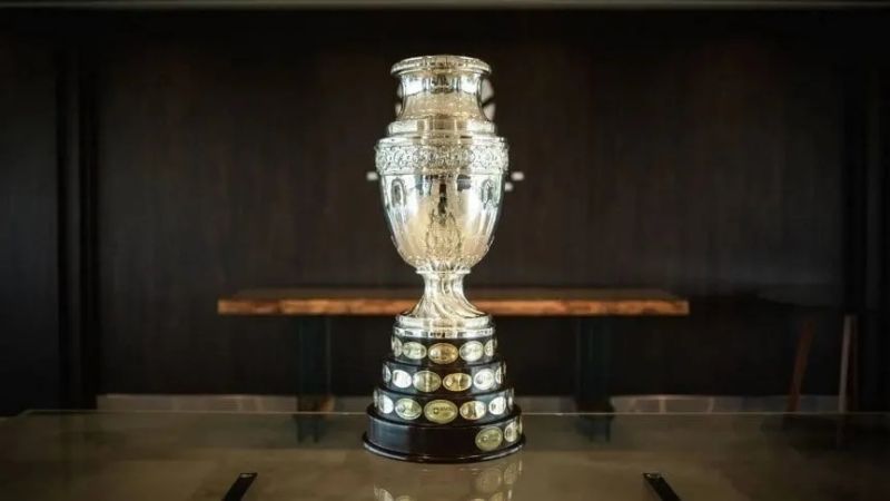 El trofeo que levantará el campeón de la Copa América