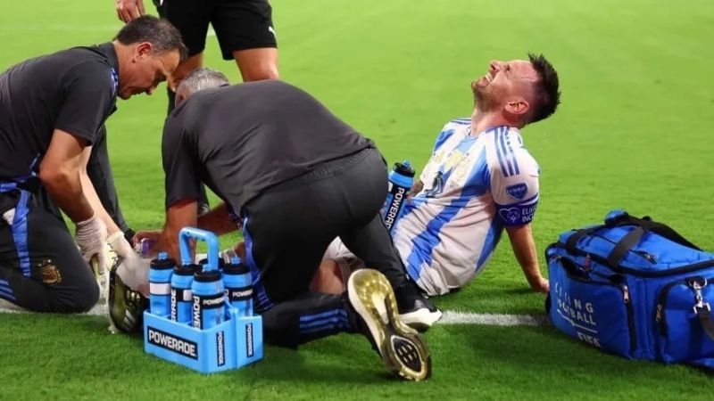 Con lesión ligamentaria, Messi no será operado