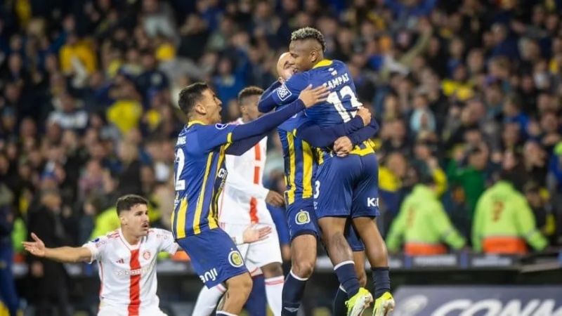 Rosario Central venció 1-0 al Inter de Brasil