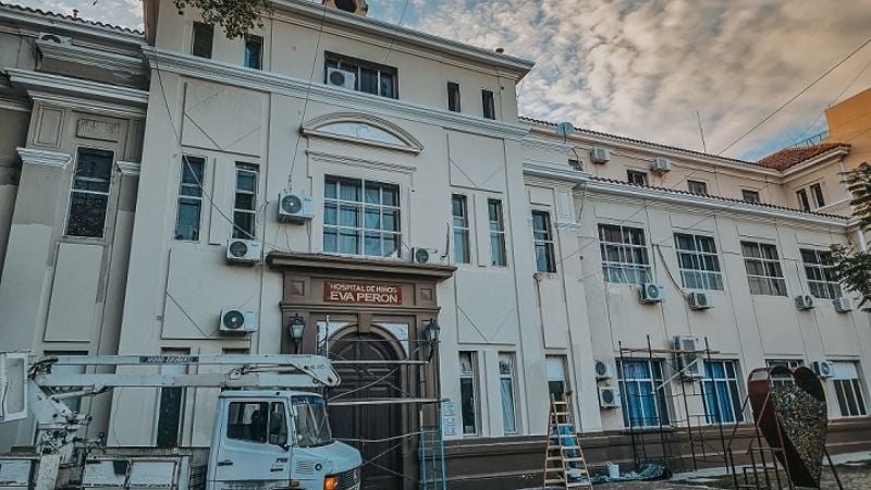 Mejoras en el Hospital de Niños Eva Perón