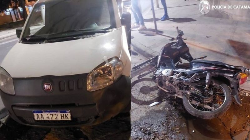 Dos menores golpeados tras un choque