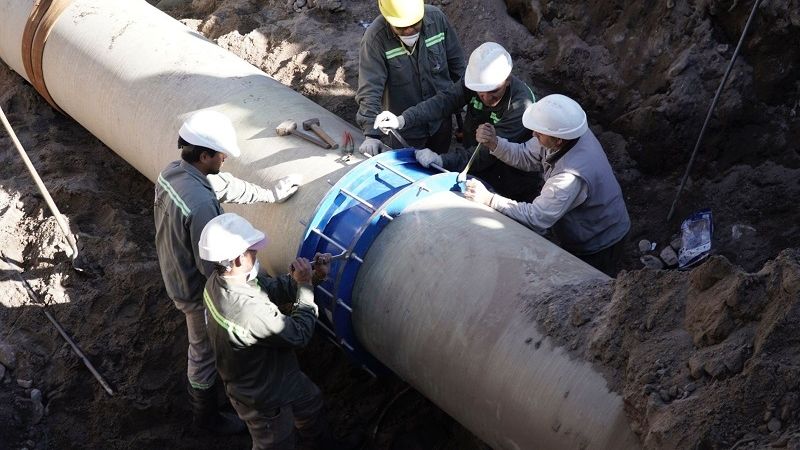 Concluyó la reparación del acueducto