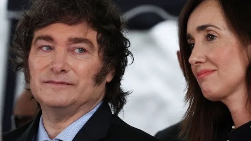 Milei cuestionó a Villarruel por tuit contra Francia