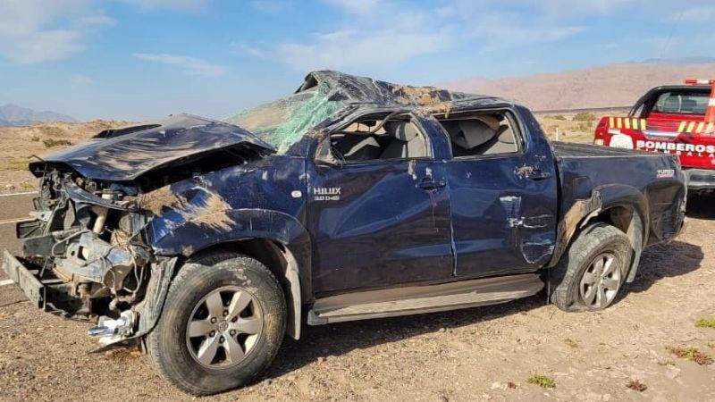 Tremendo vuelco en Fiambalá