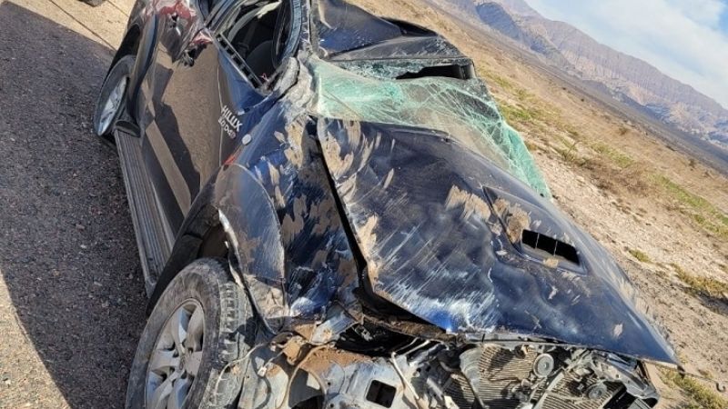 Tremendo vuelco en Fiambalá