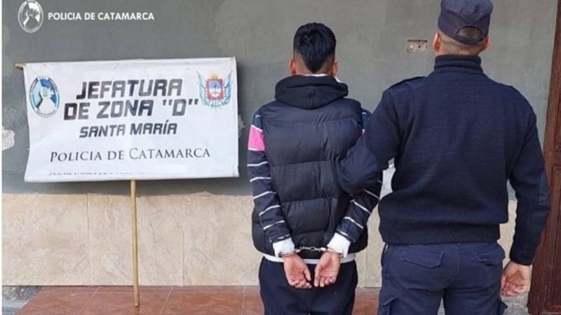 Un joven fue arrestado en Santa María