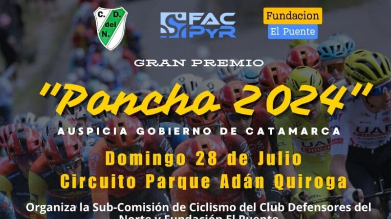 Se corre el “Poncho 2024” de Ciclismo